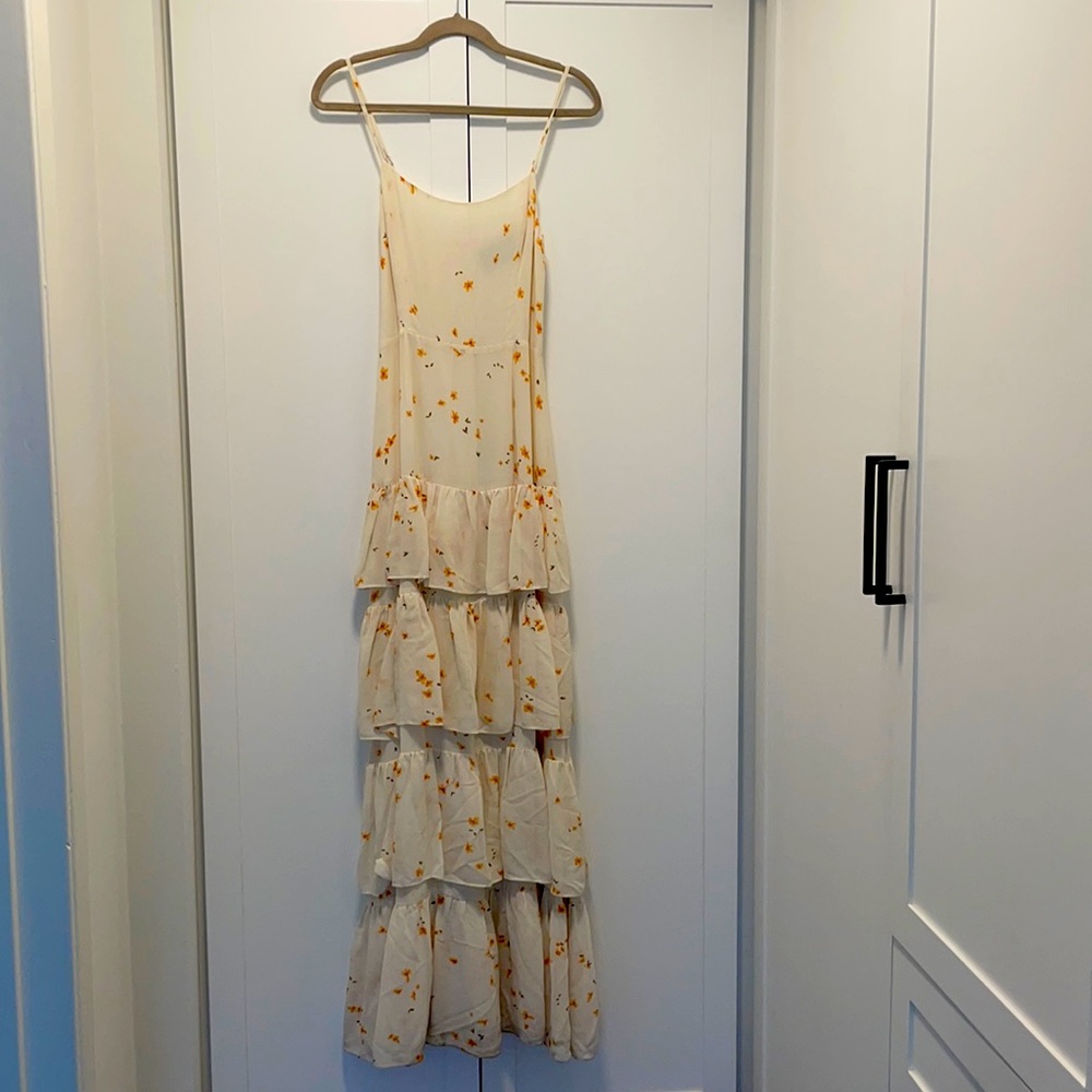 Reformation Tiered Ruffle Maxi Dress